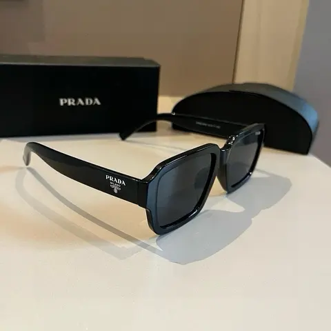 Prada Black Square Sunglasses