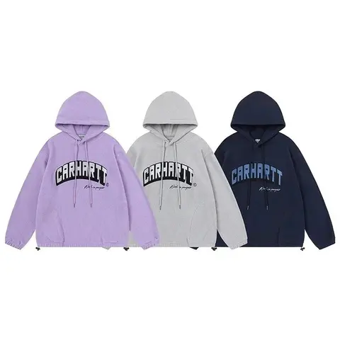 Carhartt Hoodie Collection in Purple, Gray, and Navy