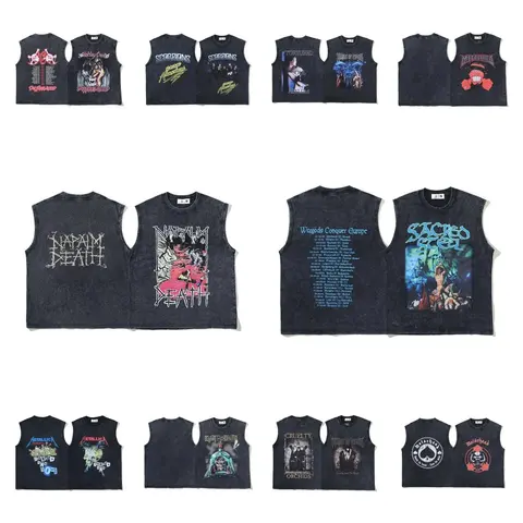 Vintage Band Sleeveless T-Shirt Collection