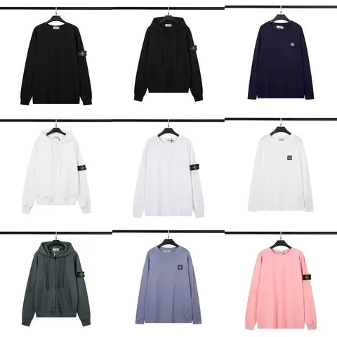 Stone Island Long Sleeve Shirts and Hoodies Collection