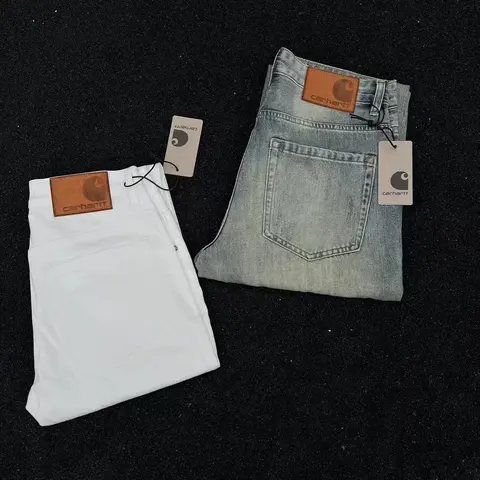 Carhartt Jeans Collection - White and Light Wash Denim