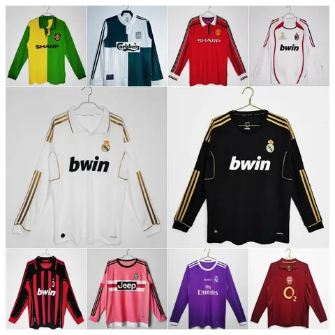 Vintage Football Club Jerseys Collection