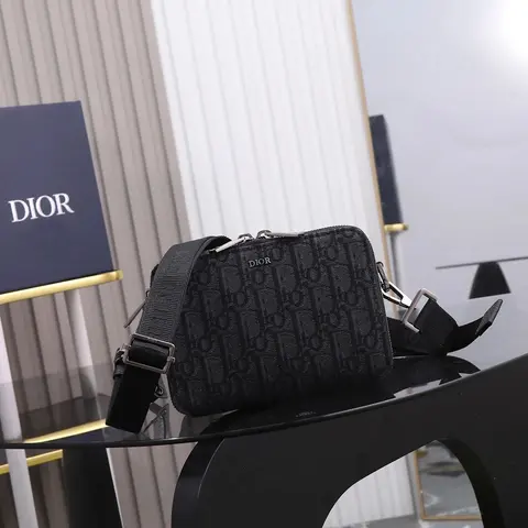 Dior Oblique Print Crossbody Bag