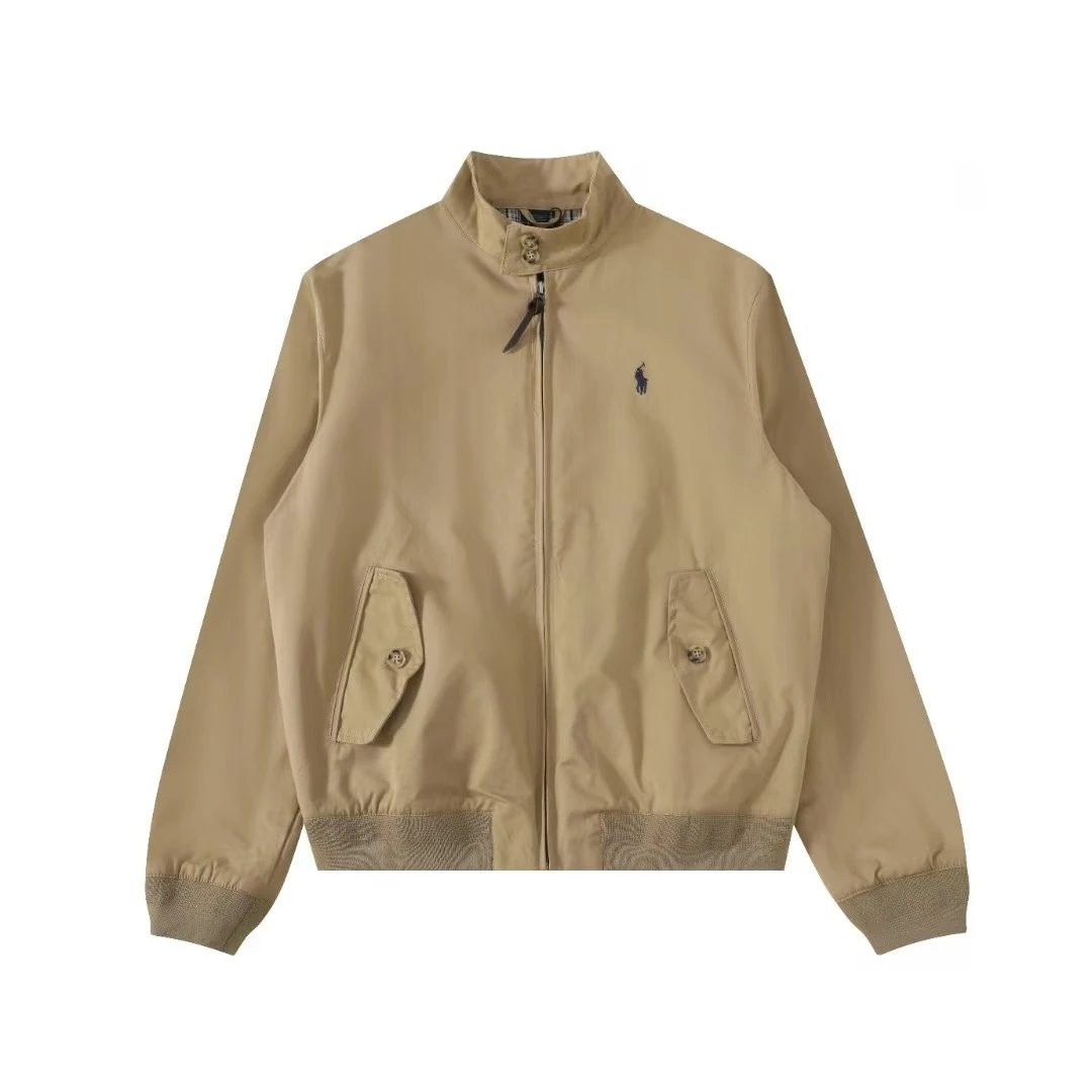 Ralph Lauren工装立领夹克-卡其色