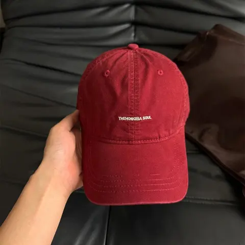 THEHONGBA SOUL Red Baseball Cap