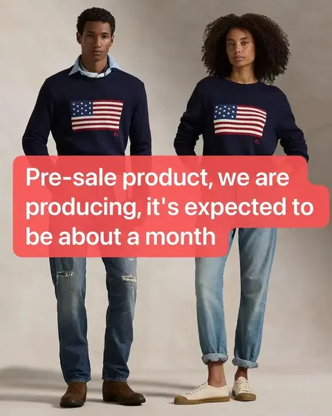 Ralph Lauren American Flag Sweater