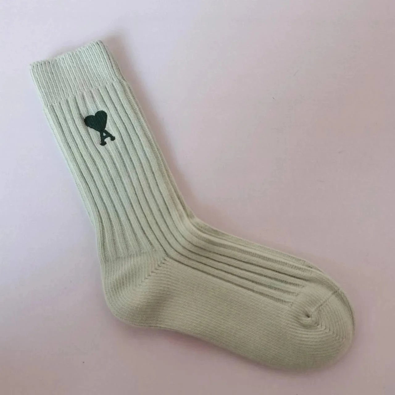 绿色粗针刺绣
