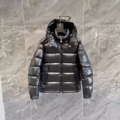 Moncler Black Quilted Down Jacket