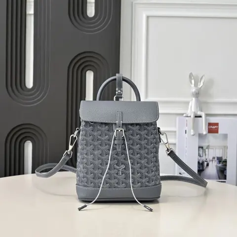 MCM Mini Backpack with Monogram Pattern