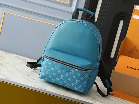 Louis Vuitton Turquoise Monogram Backpack