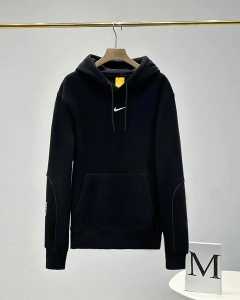 Nike Black Hoodie with Swoosh Logo