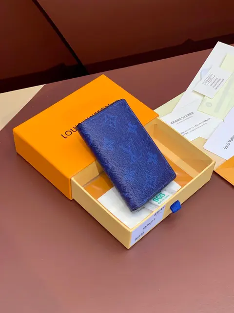 Louis Vuitton Blue Monogram Empreinte Wallet