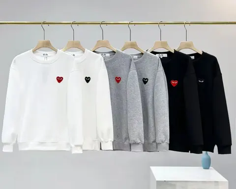 Comme des Garçons PLAY Heart Logo Sweatshirts