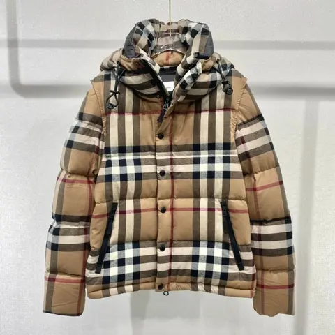 Burberry Check Puffer Jacket