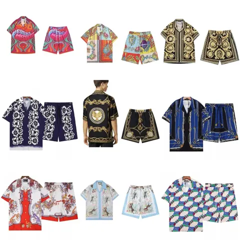 Versace Men's Printed Shirt and Shorts Sets Collection