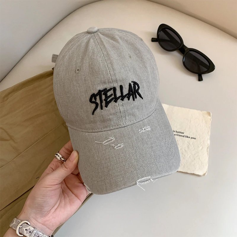 STELLAR棒球帽-浅灰色