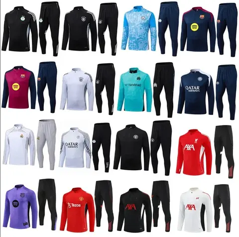Premier League and European Football Club Training Kits Collection