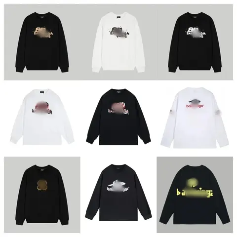 Balenciaga Paris Long Sleeve T-Shirts Collection