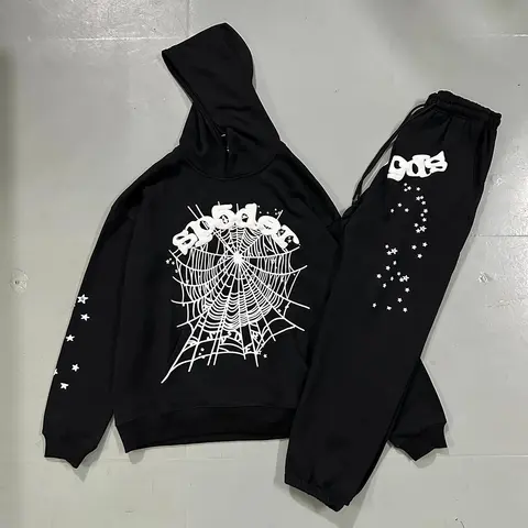 Spider Web Hoodie and Jogger Set