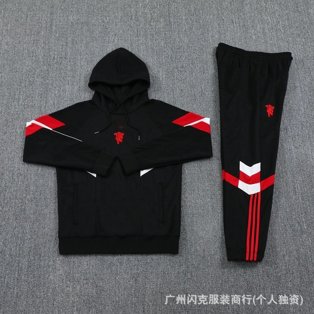 24曼L黑色卫衣套装