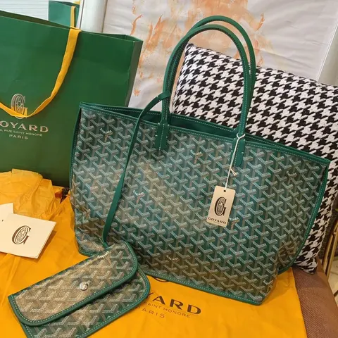 Goyard Saint Louis Tote Bag with Matching Pouch