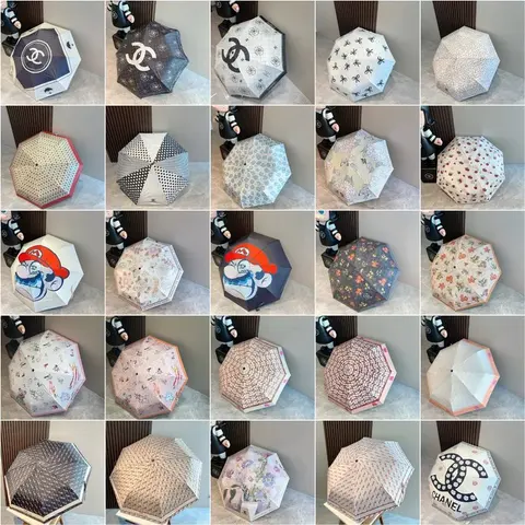 Chanel and Mario Themed Umbrellas Collection
