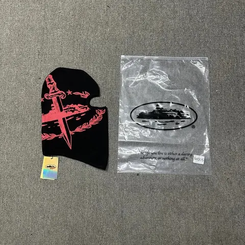 Supreme Sword Print Black Ski Mask