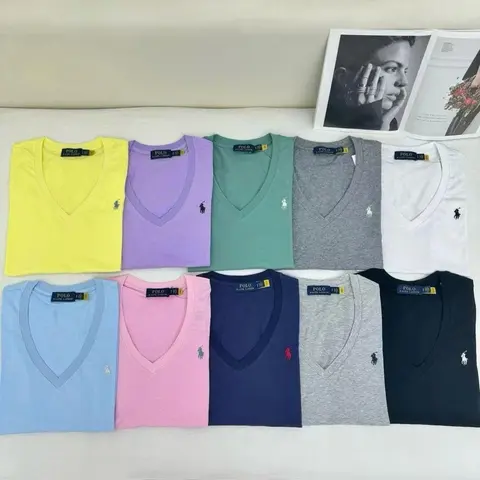 Polo Ralph Lauren V-Neck T-Shirts Multi-Color Collection