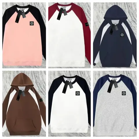 Stone Island Raglan Sleeve Sweatshirts and Hoodies Collection