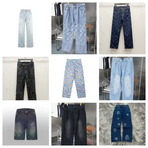 Louis Vuitton Monogram Denim Pants Collection