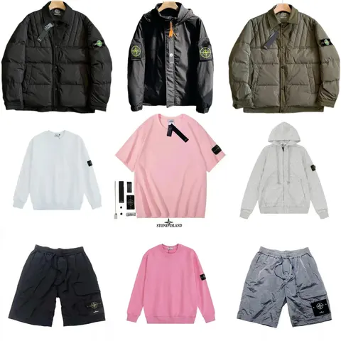 Stone Island Collection - Puffer Jackets, Hoodies, Sweatshirts, and Shorts