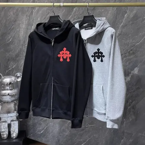 Chrome Hearts Zip-Up Hoodie