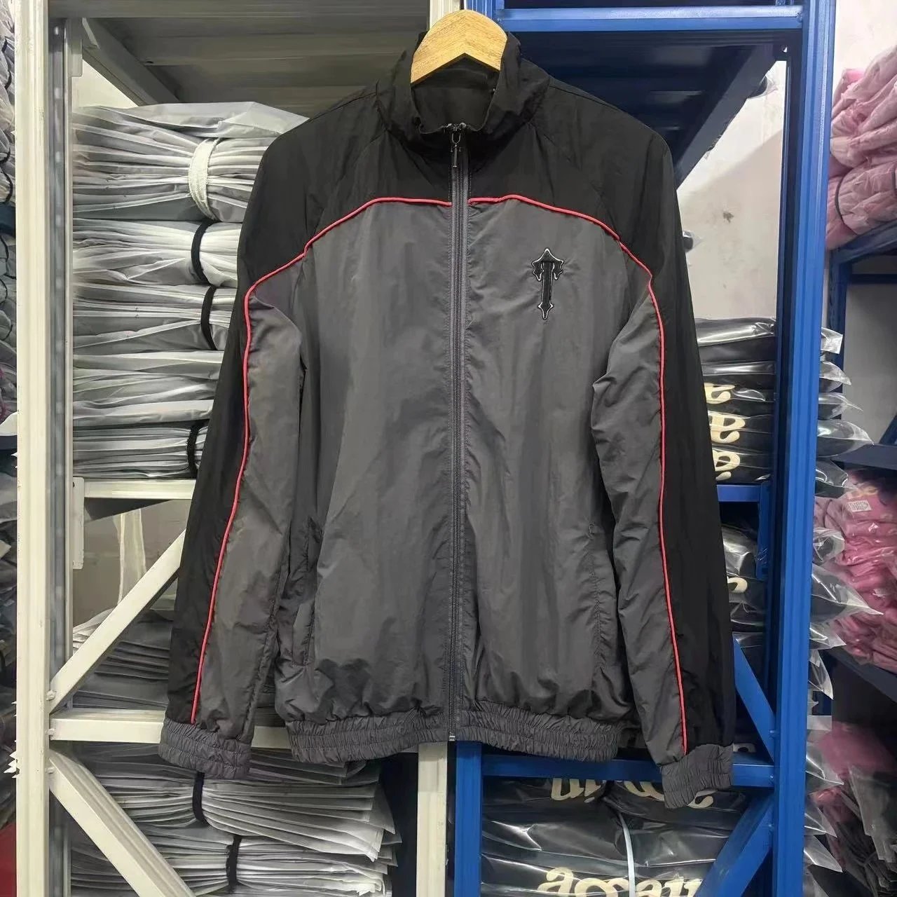 3109黑灰外套