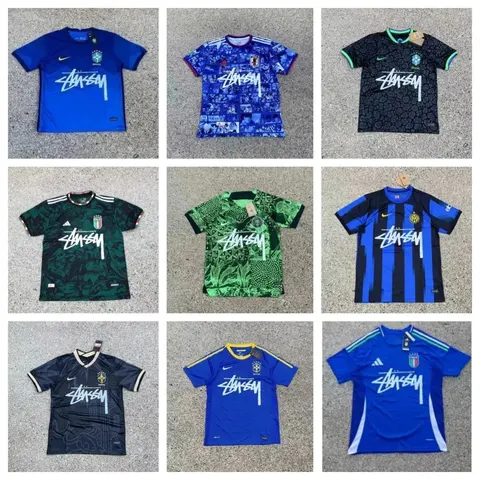 Stussy x Nike & Adidas Football Jersey Collection