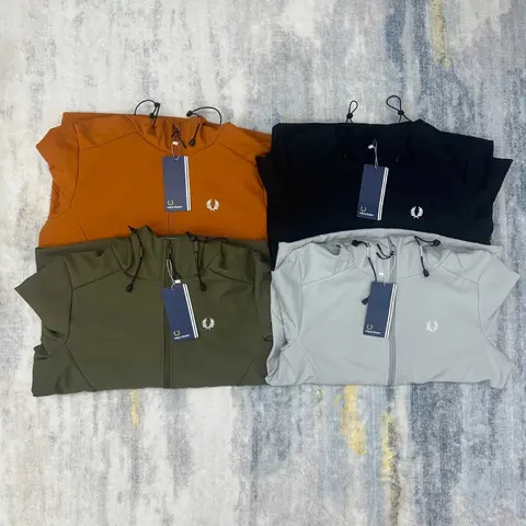 FRED PERRY Hooded Zip-Up Sweatshirts Collection