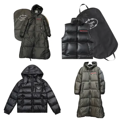Prada Down Jackets and Vest Collection