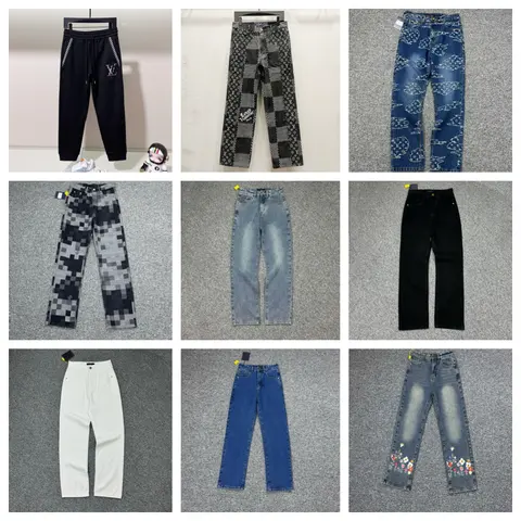 Fashion Pants Collection - Denim, Joggers, and Patterned Styles