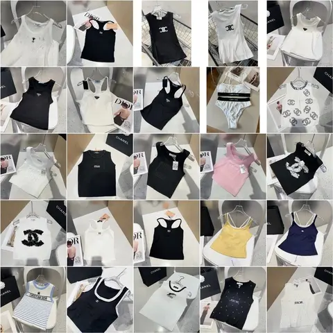 Chanel and Dior Inspired Tank Tops Collection