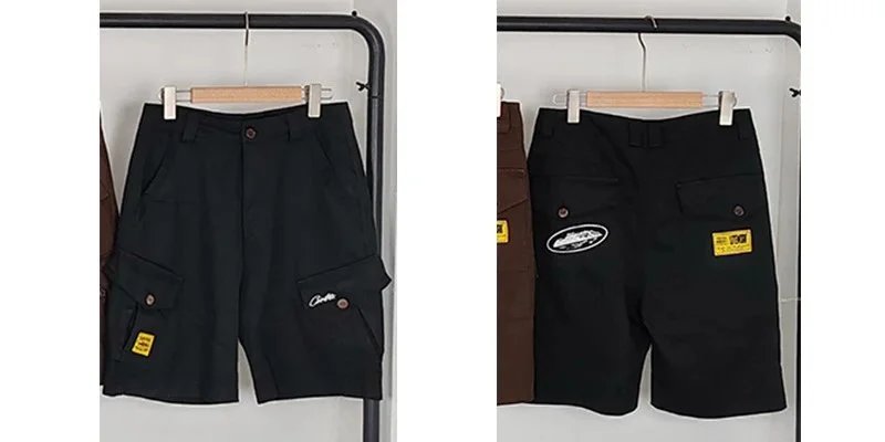 黑色工装裤