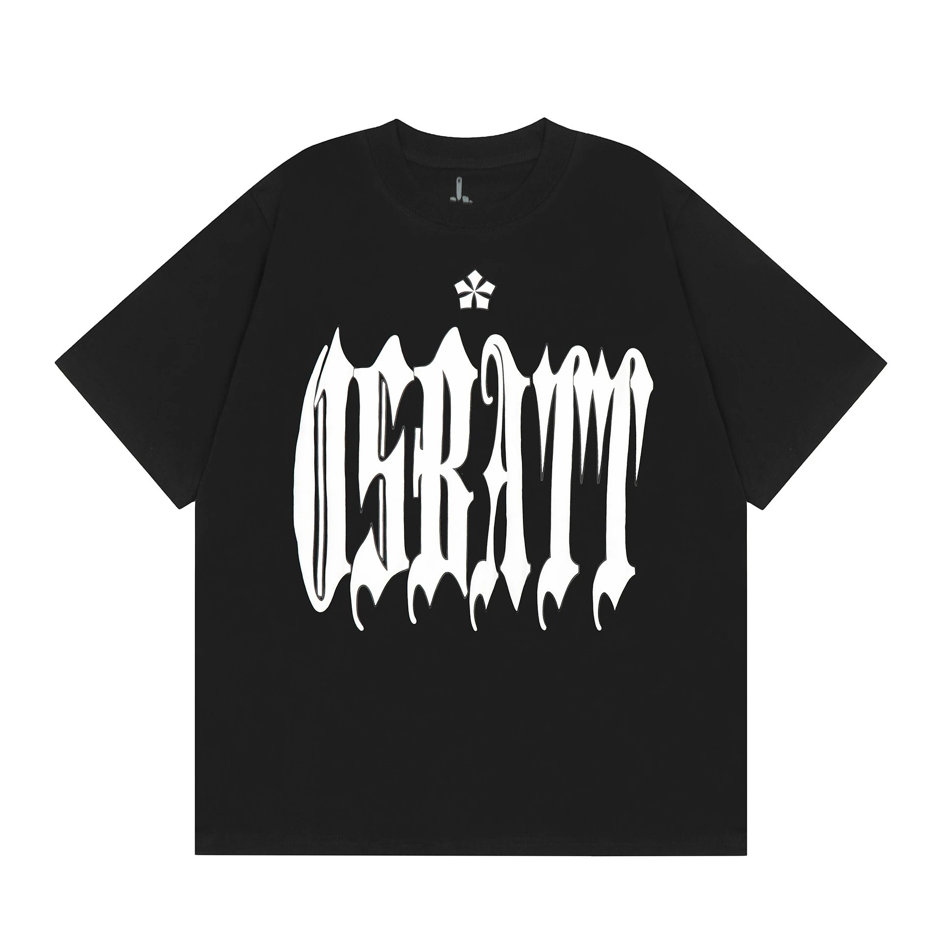OB01 黑印白