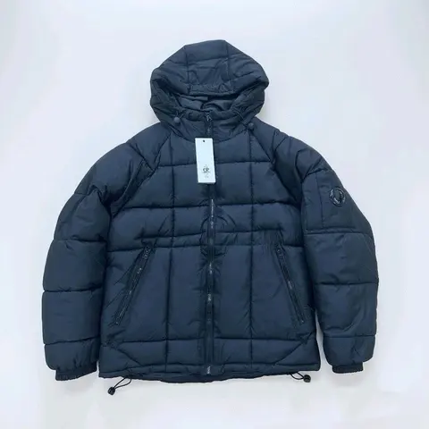 Moncler Navy Blue Hooded Puffer Jacket