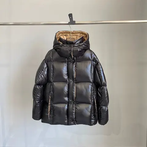 Moncler Black Quilted Down Jacket