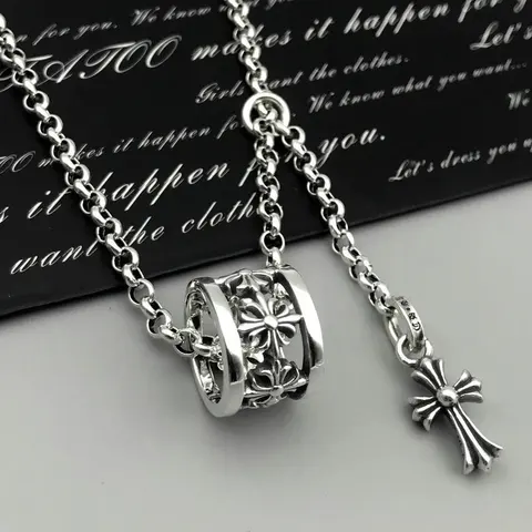 Crocus Cross Choker Necklace