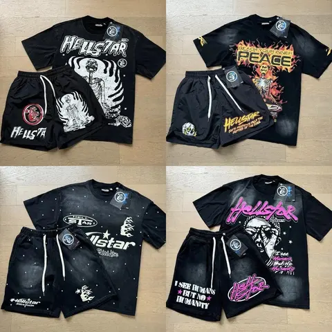 Hellstar T-Shirt and Shorts Sets Collection