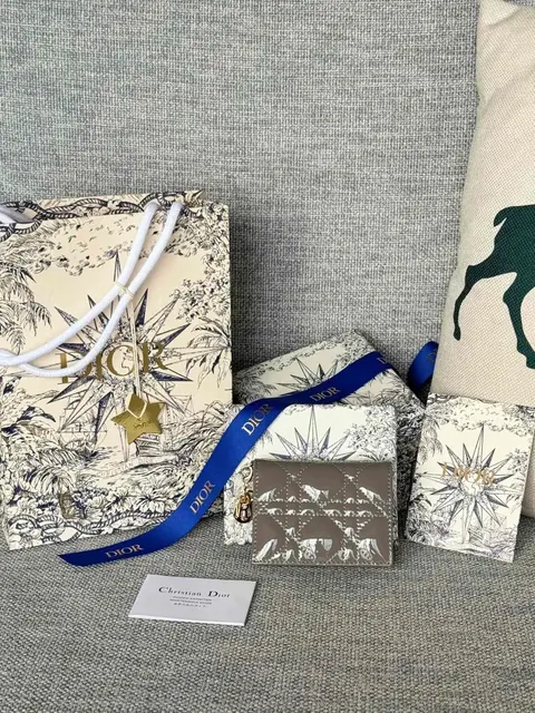 Christian Dior Limited Edition Gift Set with Wallet and Packaging