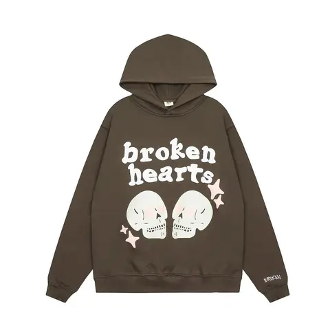Broken Hearts Skull Hoodie