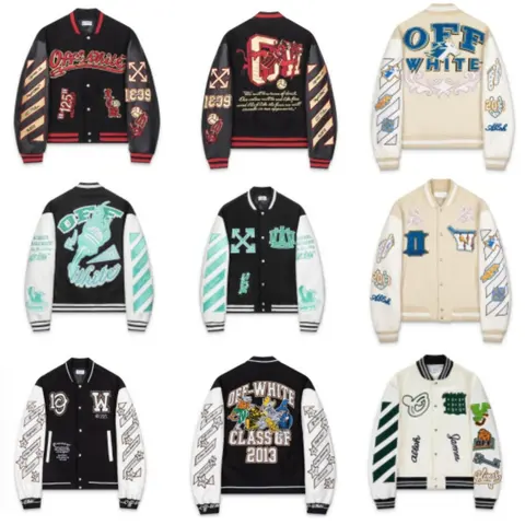 Off-White Varsity Jacket Collection