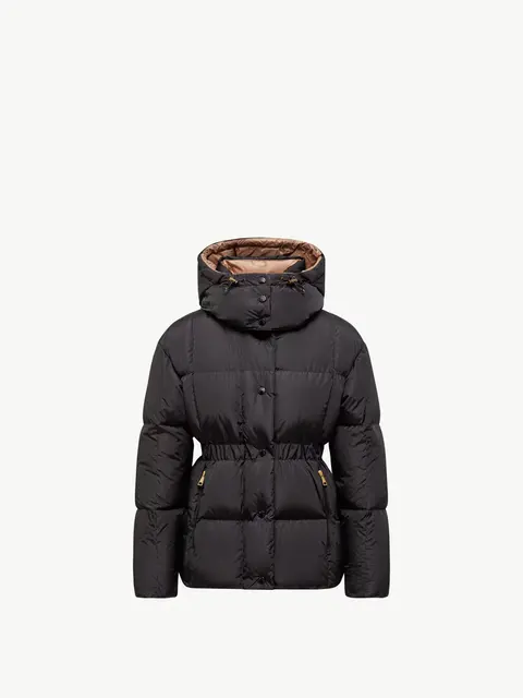 Moncler Women's Black Puffer Jacket with Hood