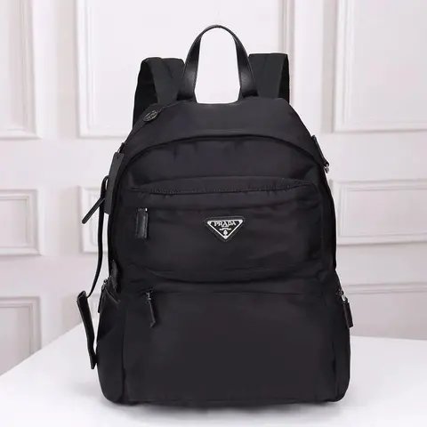 Prada Black Nylon Backpack