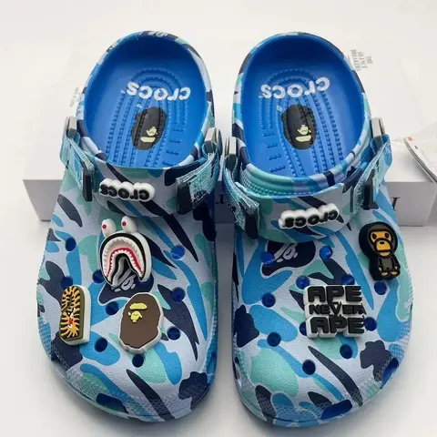 Crocs x A Bathing Ape Camo Clogs